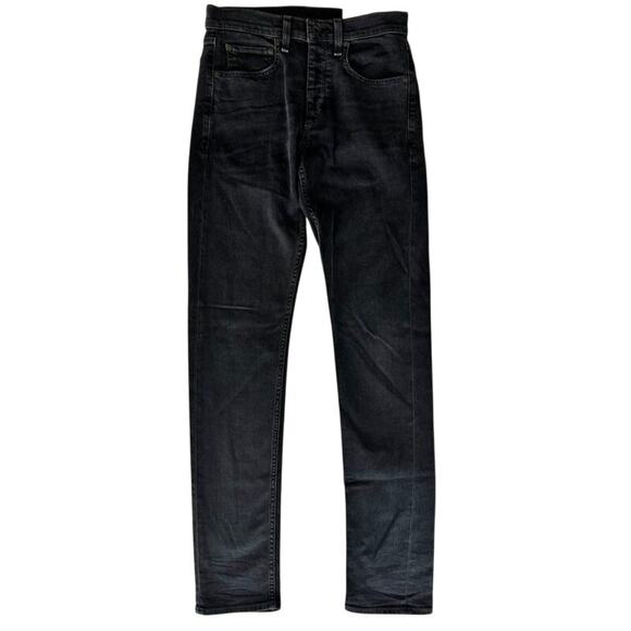 Rag & Bone Fit 2 Slim Jeans Men’s 28 Charcoal Gray Stretch Denim - Picture 1 of 16